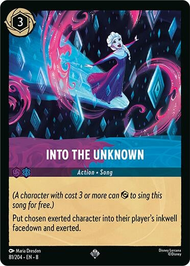 Image for Into the Unknown (81/204) (Reign of Jafar) (8) - Disney Lorcana