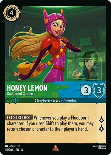 Image for Honey Lemon - Costumed Catalyst (111/204) (Reign of Jafar) (8) - Disney Lorcana