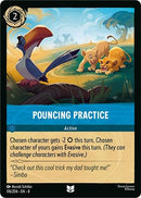 Image for Pouncing Practice (176/204) (Reign of Jafar) (8) - Disney Lorcana
