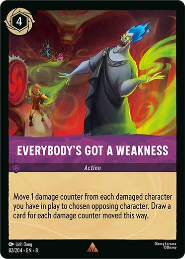 Image for Everybody's Got A Weakness (82/204) (Reign of Jafar) (8) - Disney Lorcana