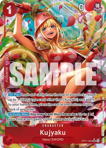 Kujyaku (Alternate Art) (OP11-004) (A Fist of Divine Speed) One Piece Card Game