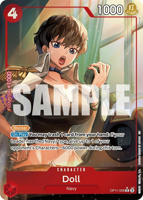 Doll (Alternate Art) (OP11-008) (A Fist of Divine Speed) One Piece Card Game