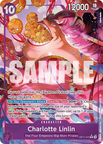 Charlotte Linlin (Alternate Art) (OP11-073) (A Fist of Divine Speed) (OP11) One Piece Card Game