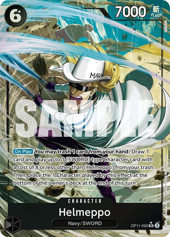 Helmeppo (Alternate Art) (OP11-092) (A Fist of Divine Speed) One Piece Card Game