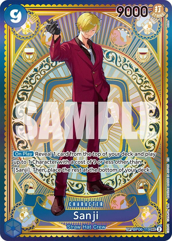 Sanji (SP) (OP06-119) (A Fist of Divine Speed) One Piece Card Game