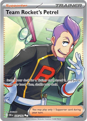 Team Rocket's Petrel (226/182) (SV10: Destined Rivals) (DRI) Pokemon