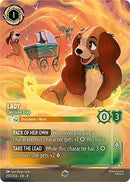 Image for Lady - Decisive Dog (Enchanted) (205/204) (Reign of Jafar) (8) - Disney Lorcana