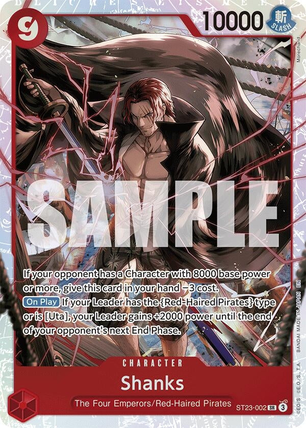 Shanks (002) (ST23-002) (Starter Deck 23: RED Shanks) One Piece Card Game