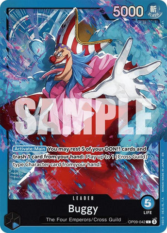 Buggy (OP09-042) (OP09-042) (Starter Deck 25: BLUE Buggy) One Piece Card Game