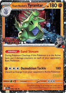 Image for Team Rocket's Tyranitar (Prerelease) [Staff] (096/182) (Miscellaneous Cards & Products) (MCAP) - Pokemon