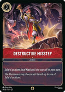 Image for Destructive Misstep (19/35) (Illumineer's Quest: Palace Heist) (Q2) - Disney Lorcana