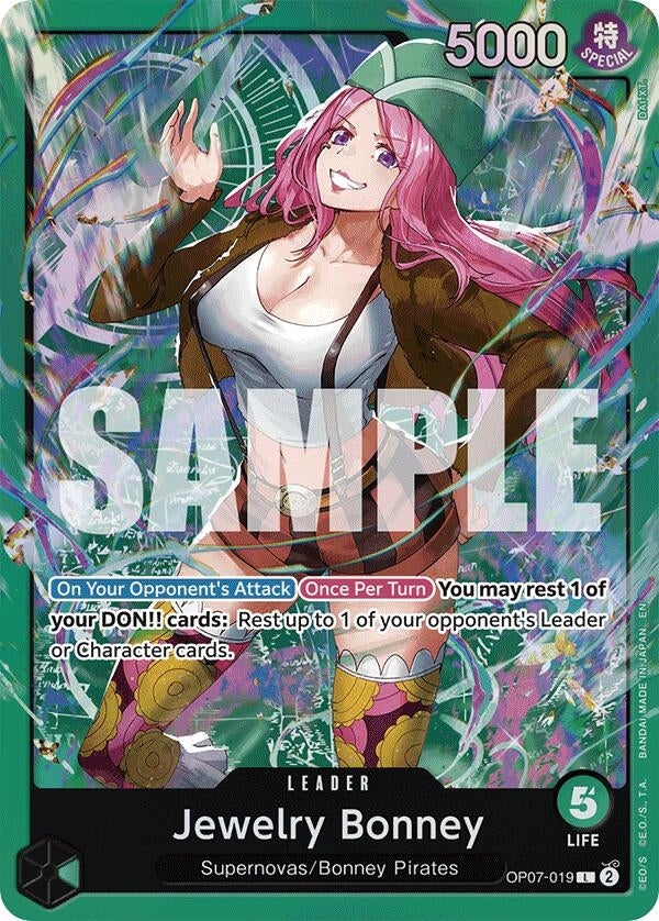 Jewelry Bonney (OP07-019) (OP07-019) (Starter Deck 24: GREEN Jewelry Bonney) One Piece Card Game