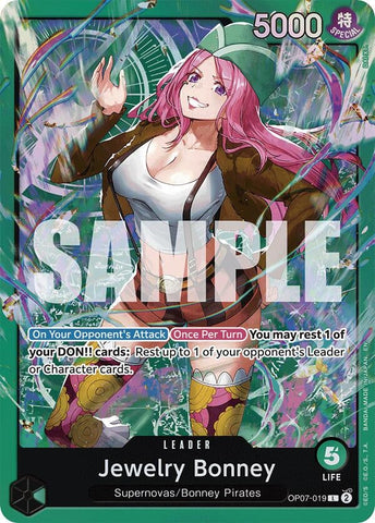 Jewelry Bonney (OP07-019) (OP07-019) (Starter Deck 24: GREEN Jewelry Bonney) One Piece Card Game
