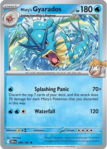 Image for Misty's Gyarados - 049/182 (Non-holo) (049/182) - Pokemon