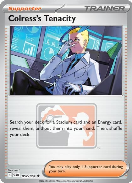 Image for Colress's Tenacity (057/064) (League & Championship Cards) (PR) - Pokemon