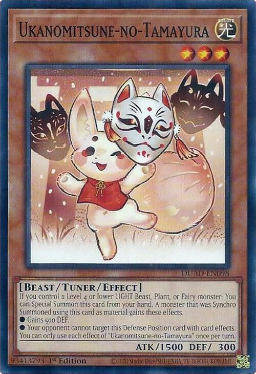 Ukanomitsune-no-Tamayura (DUAD-EN098) (Duelist's Advance) YuGiOh