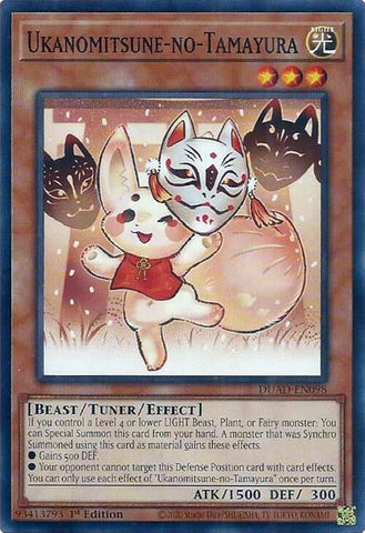 Ukanomitsune-no-Tamayura (DUAD-EN098) (Duelist's Advance) YuGiOh