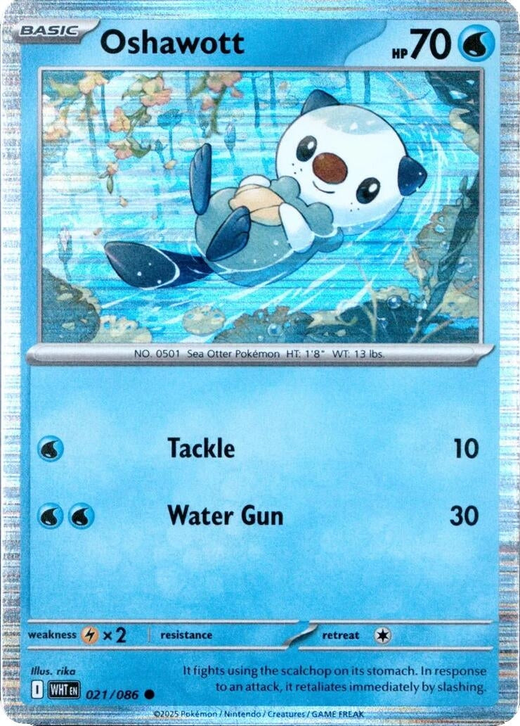 Oshawott - 021/086 (Unova Poster Collection) (021/086) (Miscellaneous Cards & Products) Pokemon