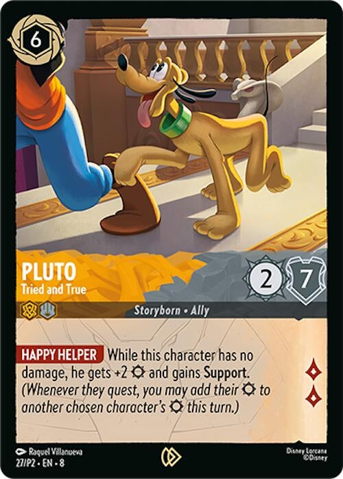 Image for Pluto - Tried and True (27) (Disney Lorcana Promo Cards) (DLPC) - Disney Lorcana