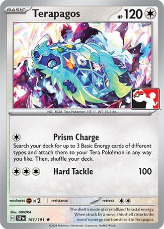 Image for Terapagos (161/191) (Prize Pack Series Cards) - Pokemon