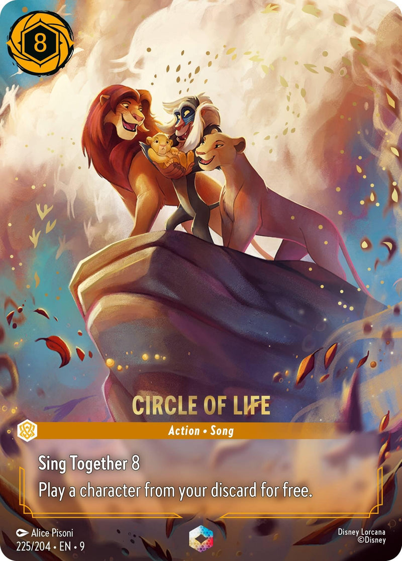 Image for Circle of Life (Enchanted) (225/204) (Fabled) (9) - Disney Lorcana
