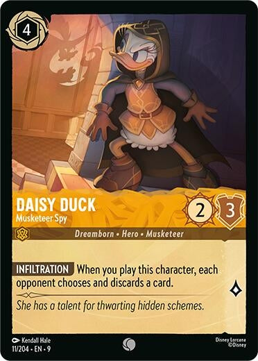 Image for Daisy Duck - Musketeer Spy (11/204) (Fabled) (9) - Disney Lorcana