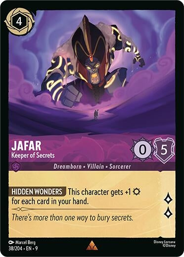 Image for Jafar - Keeper of Secrets (38/204) (Fabled) (9) - Disney Lorcana