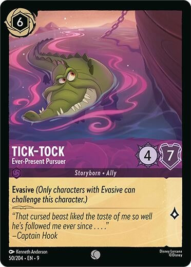 Image for Tick-Tock - Ever-Present Pursuer (50/204) (Fabled) (9) - Disney Lorcana