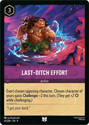 Image for Last-Ditch Effort (62/204) (Fabled) (9) - Disney Lorcana