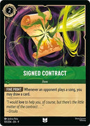 Image for Signed Contract (101/204) (Fabled) (9) - Disney Lorcana