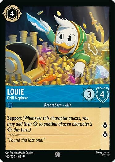 Image for Louie - Chill Nephew (140/204) (Fabled) (9) - Disney Lorcana