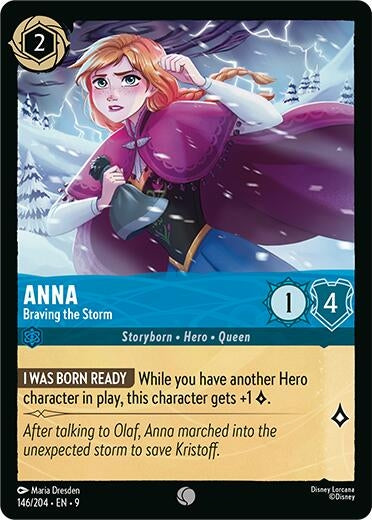 Image for Anna - Braving the Storm (146/204) (Fabled) (9) - Disney Lorcana