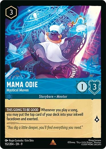 Image for Mama Odie - Mystical Maven (152/204) (Fabled) (9) - Disney Lorcana