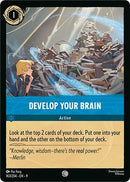 Image for Develop Your Brain (163/204) (Fabled) (9) - Disney Lorcana