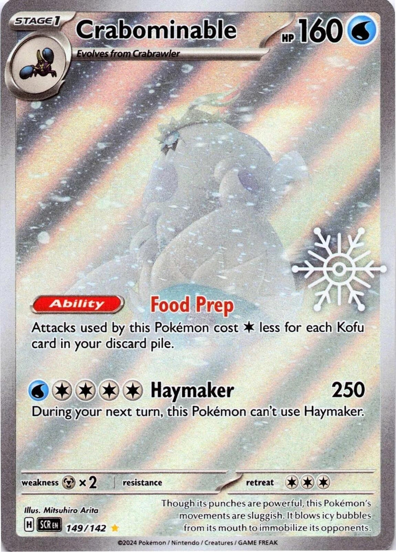 Image for Crabominable - 149/142 (Holiday Calendar) (149/142) (Miscellaneous Cards & Products) (MCAP) - Pokemon
