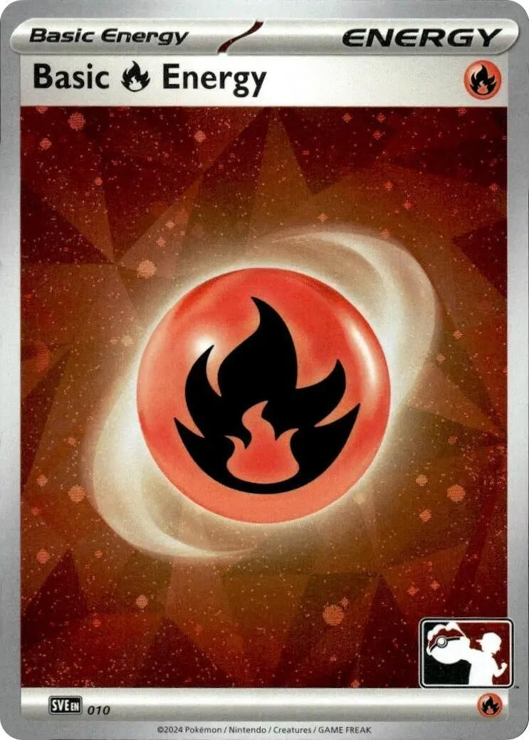 Image for Basic Fire Energy - 010 (Cosmos Holo) (010) (Prize Pack Series Cards) - Pokemon