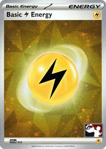 Basic Lightning Energy - 012 (Cosmos Holo) (012) (Prize Pack Series Cards) Pokemon