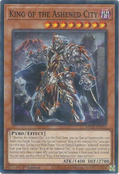 King of the Ashened City (MP25-EN333) (2025 Mega-Pack) YuGiOh