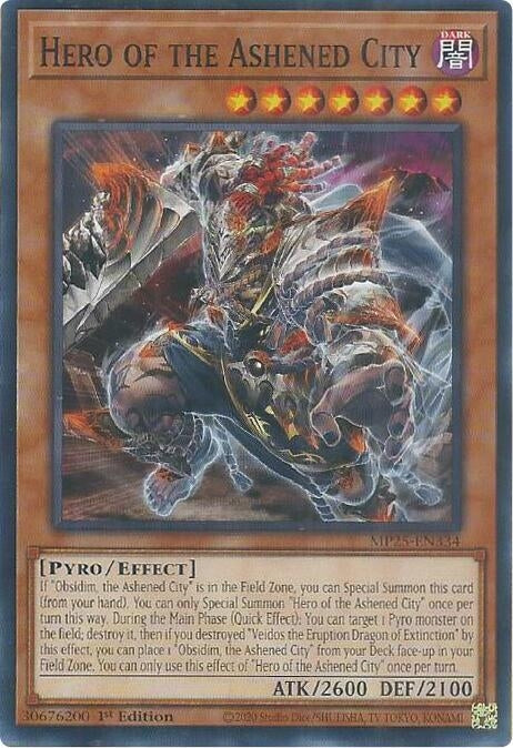 Hero of the Ashened City (MP25-EN334) (2025 Mega-Pack) YuGiOh