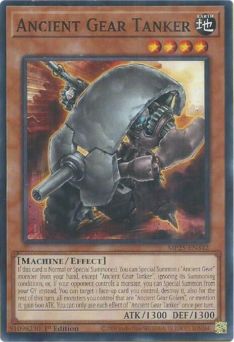 Ancient Gear Tanker (MP25-EN342) (2025 Mega-Pack) YuGiOh