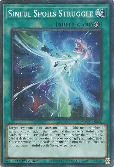Sinful Spoils Struggle (MP25-EN358) (2025 Mega-Pack) YuGiOh