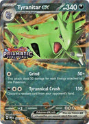 Image for Tyranitar ex (Prismatic Evolutions Stamp) (064/131) (Miscellaneous Cards & Products) (MCAP) - Pokemon