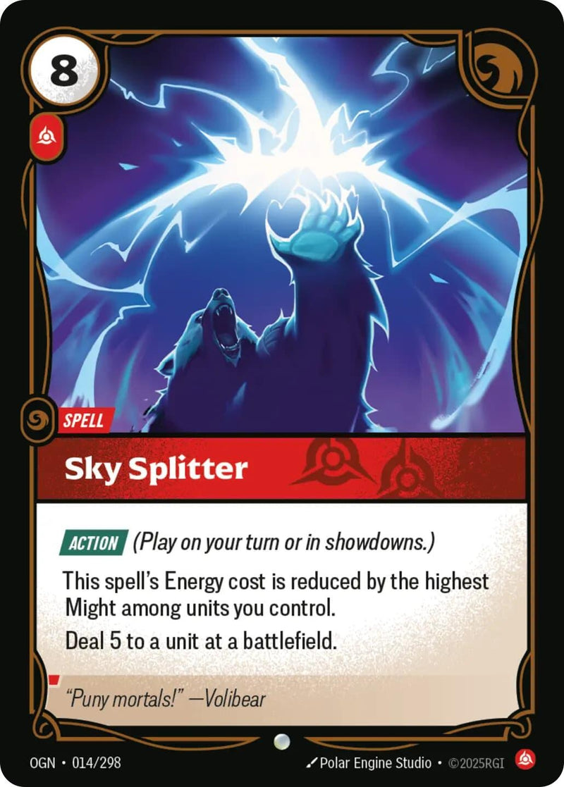 Image for Sky Splitter (014/298) (Origins) (OGN) - Riftbound: League of Legends Trading Card Game