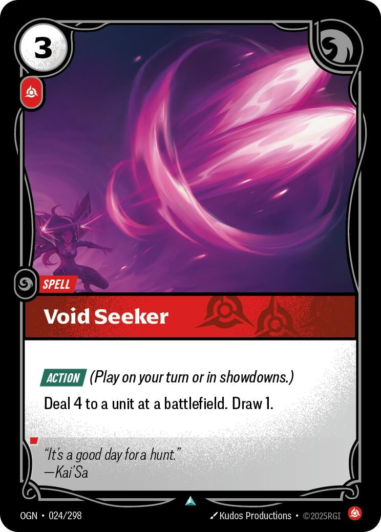 Image for Void Seeker (024/298) (Origins) (OGN) - Riftbound: League of Legends Trading Card Game