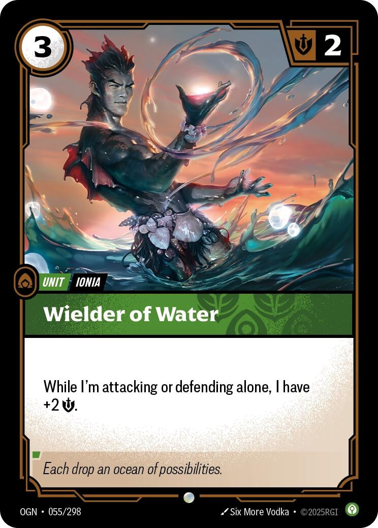 Image for Wielder of Water (055/298) (Origins) (OGN) - Riftbound: League of Legends Trading Card Game