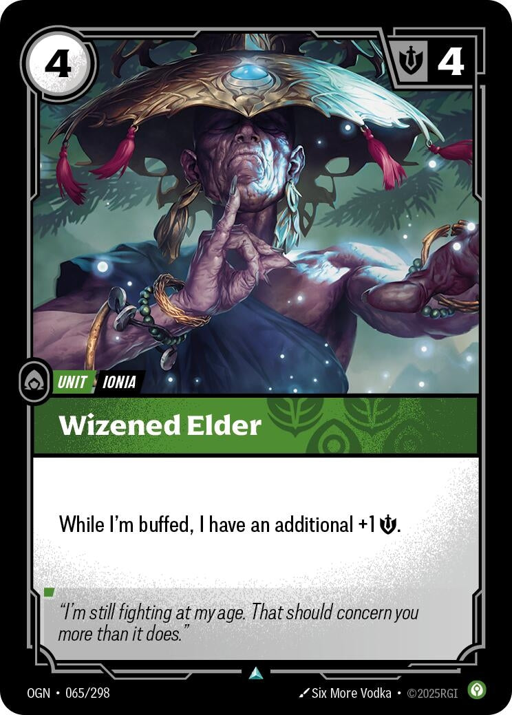 Image for Wizened Elder (065/298) (Origins) (OGN) - Riftbound: League of Legends Trading Card Game