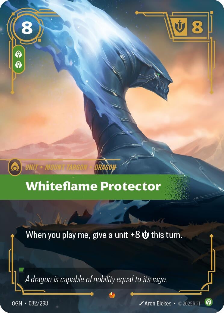 Image for Whiteflame Protector (082/298) (Origins) (OGN) - Riftbound: League of Legends Trading Card Game