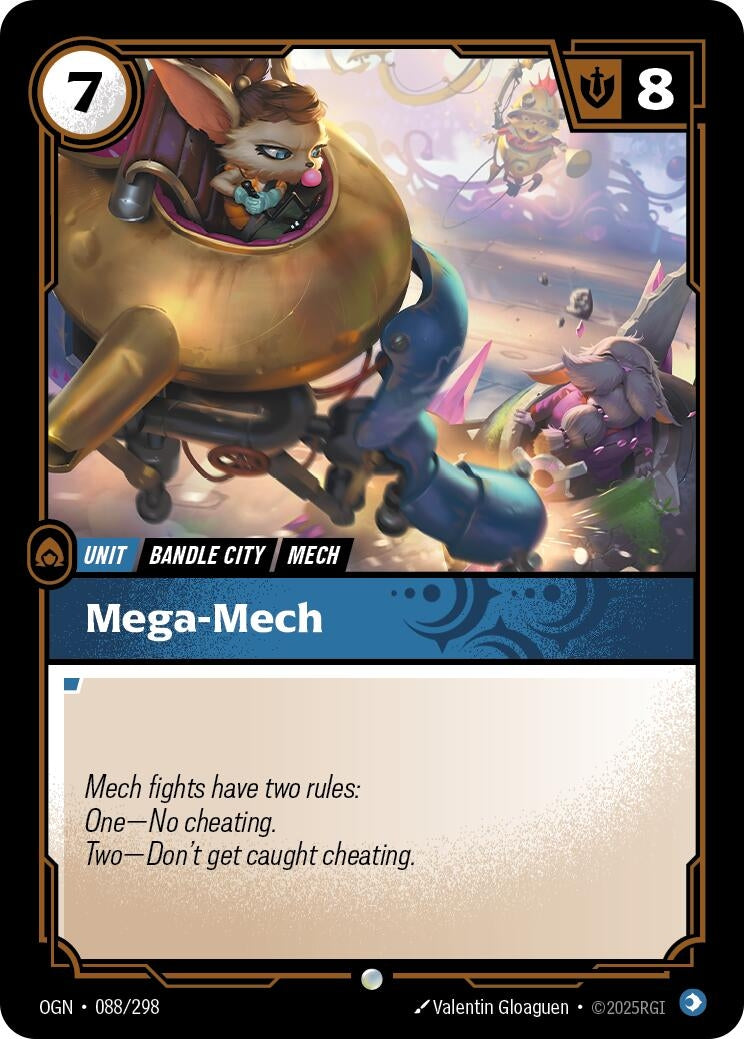 Image for Mega-Mech (088/298) (Origins) (OGN) - Riftbound: League of Legends Trading Card Game