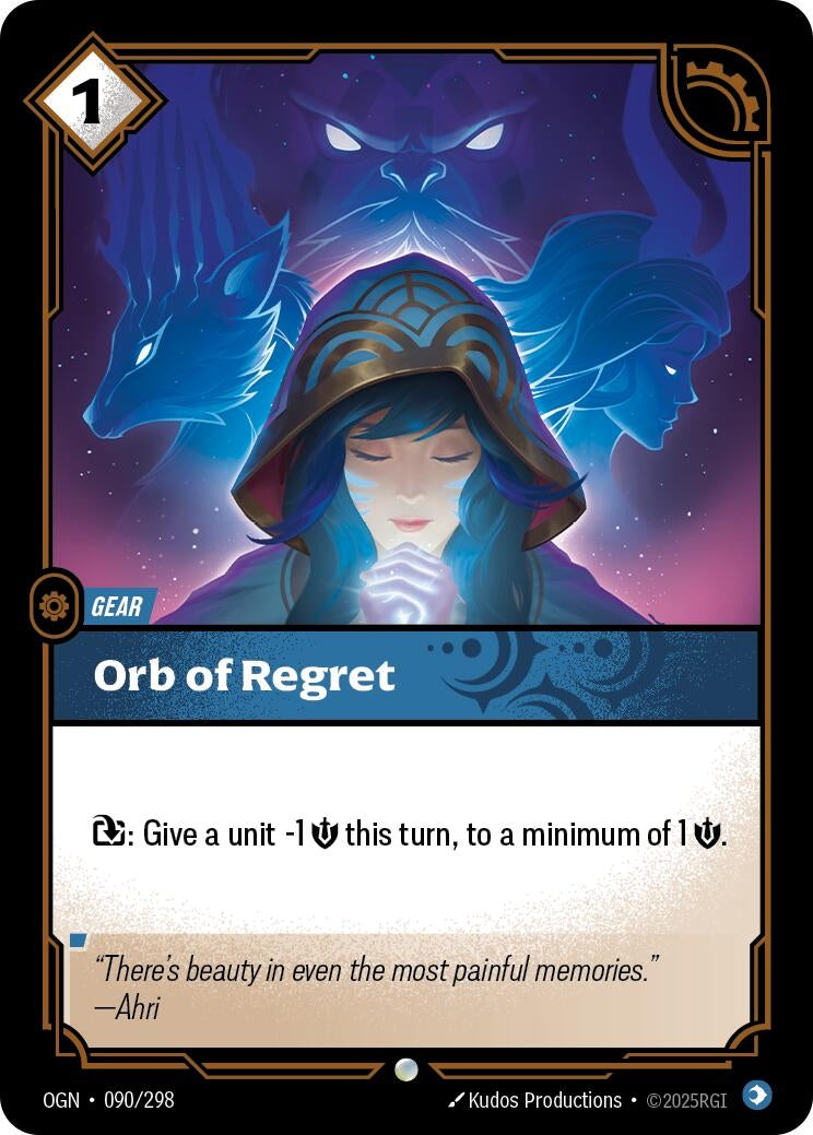 Image for Orb of Regret (090/298) (Origins) (OGN) - Riftbound: League of Legends Trading Card Game