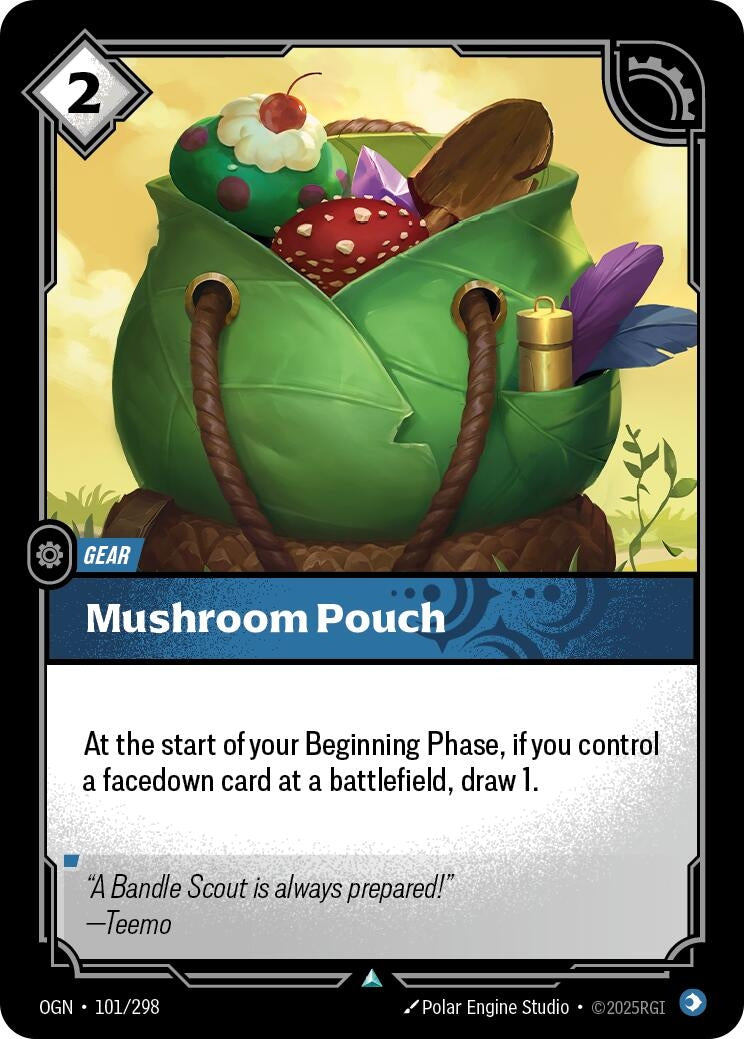 Image for Mushroom Pouch (101/298) (Origins) (OGN) - Riftbound: League of Legends Trading Card Game